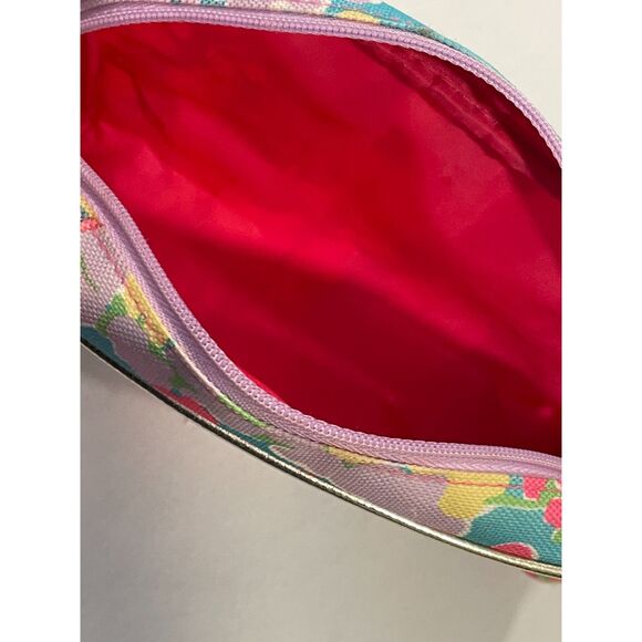 ~ Lilly Pulitzer Makeup Bag Snapdragon Floral Estée Lauder Flower Cosmetics Case - Picture 8 of 14